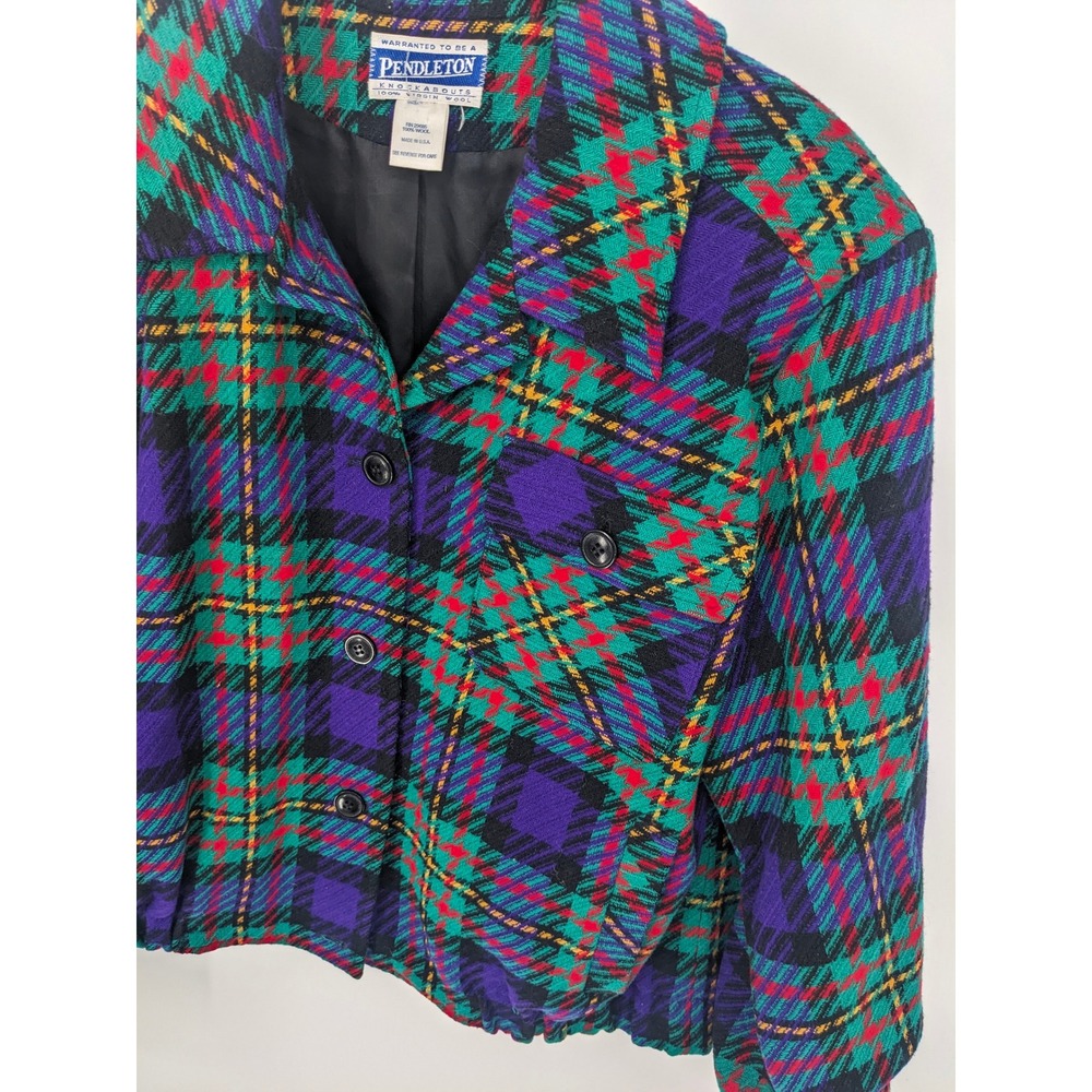 Vintage Pendleton Knockabouts Wool Jacket Womens … - image 3